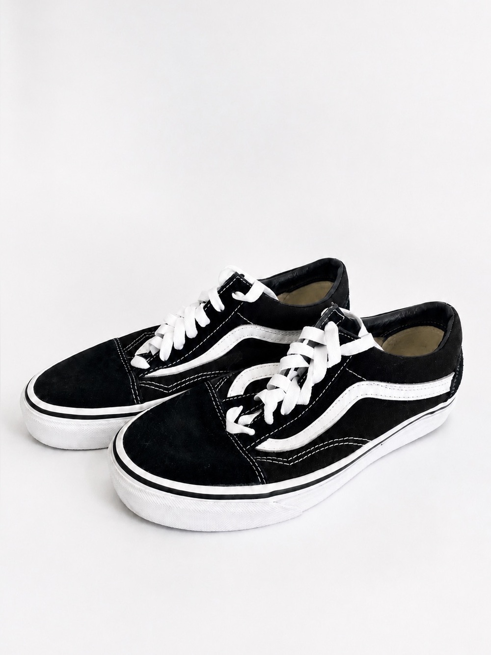 Vans Classic Black and White Shoes